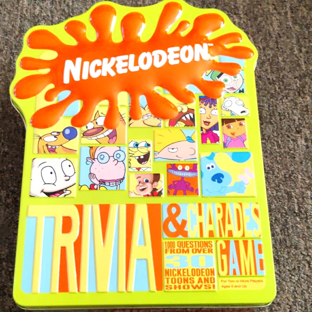 Nickelodeon Trivia & Charades Game